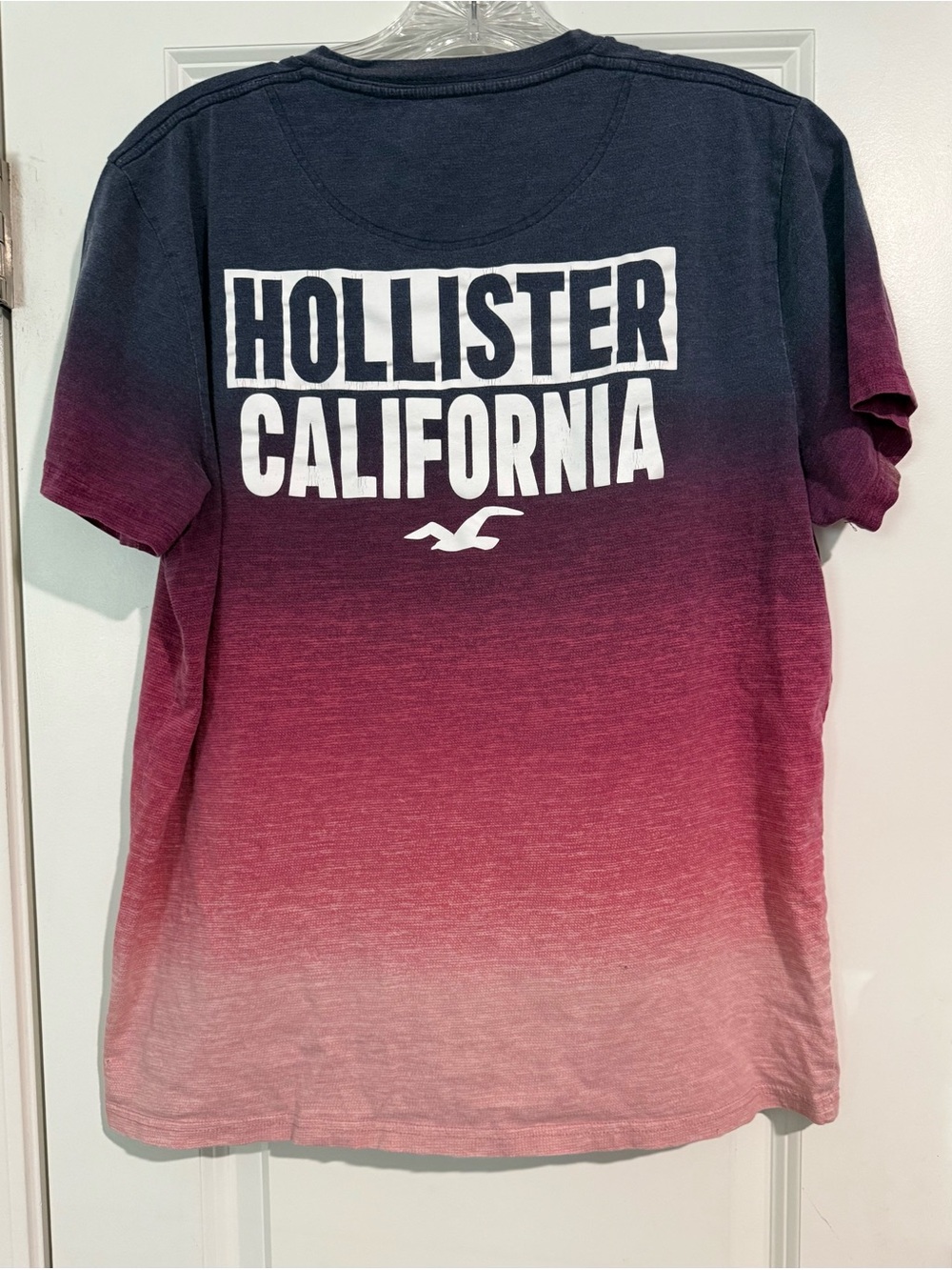 Hollister men’s L ombré shirt y2k